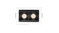 LED Inbouw Linear Downlight, 2x3W, 2700K, Wit