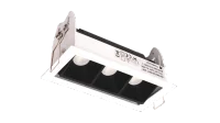 LED Inbouw Linear Downlight, 3x3W, 2700K, Wit