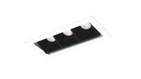 LED Inbouw Linear Downlight, 3x3W, 2700K, Wit