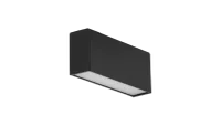 24V Track Linear, 4W, 2700K, Mat Zwart, Dimbaar