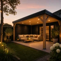 LED Verandaspot, 3W, 3000K, Aluminium