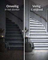 LED Trapverlichting met sensor, 16 Stappen, 4000K