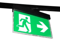 LED Nooduitgangsbord, Zwart, IP20
