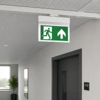 LED Nooduitgangsbord, 3H, IP20, Wit