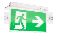 LED Nooduitgangsbord, 3H, IP20, Wit