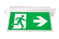 LED Nooduitgangsbord, 3H, IP20, Wit