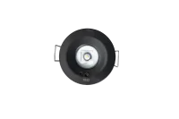 LED Noodverlichting Inbouw Spot, 1.2W, 6500K, IP20, Zwart