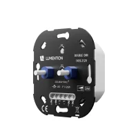 LED Dubbele Dimmer, 2x 1–120W, Fase Afsnijding