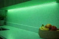 LED strip, 50 meter, Groen, COB Leds, High Voltage, 220V, IP65