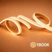 LED strip, 50 meter, Amber 1800K, COB Leds, High Voltage, 220V, IP65