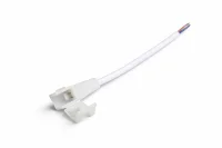 Quick Connector Wire, D5 NEON LED, 2-polig, Snelle aansluiting, Wit