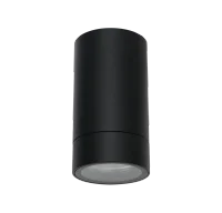 Moderne wandlamp, GU10 fitting, Aluminium, IP65, Zwart