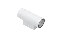 Moderne wandlamp wit, GU10 fitting, Aluminium, IP65