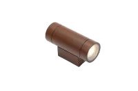 Moderne wandlamp, GU10 fitting, Aluminium, IP65, Corten