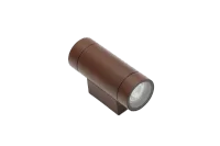 Moderne wandlamp, GU10 fitting, Aluminium, IP65, Corten