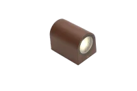 Moderne wandlamp, GU10 fitting, Aluminium, IP65, Corten