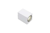 Moderne wandlamp, GU10 fitting, Aluminium, IP65, Wit