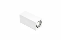 Moderne wandlamp, GU10 fitting, Aluminium, IP65, Wit