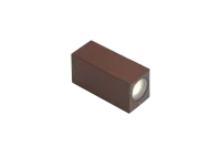 Moderne wandlamp, GU10 fitting, Aluminium, IP65, Corten