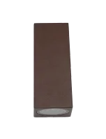 Moderne wandlamp, GU10 fitting, Aluminium, IP65, Corten