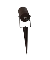 Buitenlamp prikspot, GU10 fitting, Aluminium, IP65, Corten