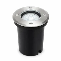 Inbouw grondspot, GU10 fitting, Aluminium, IP67, RVS