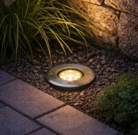Inbouw grondspot, GU10 fitting, Aluminium, IP67, RVS