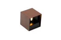 Moderne wandlamp corten, 4W, CCT, Aluminium, IP54