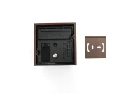 Moderne wandlamp corten, 4W, CCT, Aluminium, IP54
