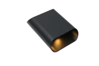 Moderne wandlamp zwart,, 2x5W, CCT, Aluminium, IP65
