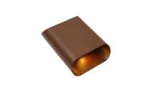 Moderne wandlamp corten, 2x5W, CCT, Aluminium, IP65
