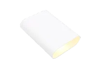 Moderne wandlamp wit, 2x5W, CCT, Aluminium, IP65