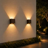 Wandlamp smart corten, 7W, RGBCW, Aluminium, IP65
