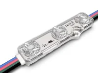 LED module, RGB+6500K, 12V, 150°, IP67, Set van 20 stuks