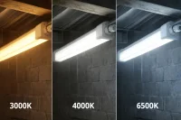 LED armatuur, waterdicht, 120 cm, 36W, 4320lm, CCT, IP65