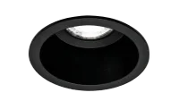 LED Inbouwspot Armatuur, Rond, Zwart, IP20