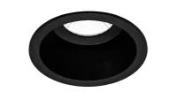 LED Inbouwspot Armatuur, Rond, Zwart, IP20