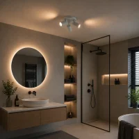 Badkamer Spot NOVA3, 3-Lichts, IP44, Wit