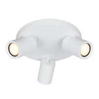Plafondspot NOVA3 R, 3-Lichts, IP20, Wit