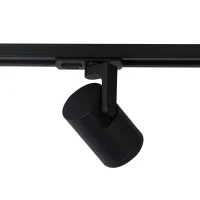 1-Fase LED Railspot, GU10, IP20, Ø60x90 mm, Zwart