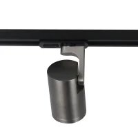 1-Fase LED Railspot, GU10, IP20, Ø60x90 mm, Satijn Nikkel