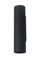 Wandlamp BIGO, GU10, IP20, Ø65x255 mm, Zwart