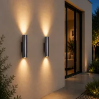 Wandlamp BIGO, GU10, IP20, Ø65x255 mm, Brons