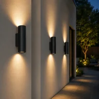 Wandlamp WALO, GU10, IP20, Ø54x79 mm, Zwart