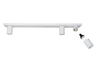 Plafondspot NOVA3 L, Rechthoekig, 3-Lichts, GU10, IP20, Wit