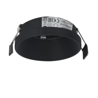 GU10 Inbouwspot Armatuur DAZZLE, IP20, Zwart
