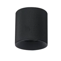 Plafondspot FACE GRID, Rond, GU10, IP20, Zwart