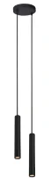 Hanglamp HOLA 2, Zwart, 2-Lichts, Ø170 mm, IP20