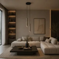 Hanglamp HOLA GRID FIX, Antiek Brons, IP20