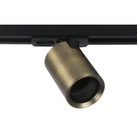 1-Fase LED Railspot NOVA, GU10, IP20, Ø56 x 85 mm, Antiek Brons